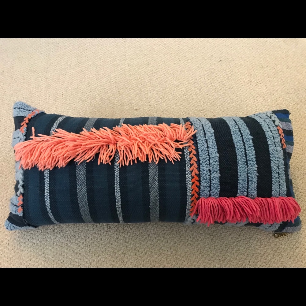 Anthropologie Fringed Pillow
